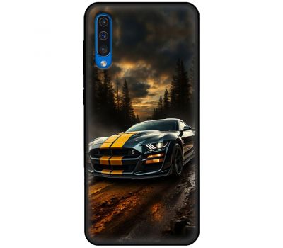 Чохол для Samsung Galaxy A7 2018 (A750) MixCase машини неон Ford Mustang
