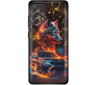 Чохол для Samsung Galaxy A73 (A736) MixCase машини неон bmw вовк