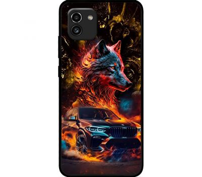 Чохол для Samsung Galaxy A03 (A035) MixCase машини неон bmw вовк