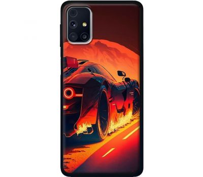 Чохол для Samsung Galaxy A71 (A715) MixCase машини неон жовто-помаранчева