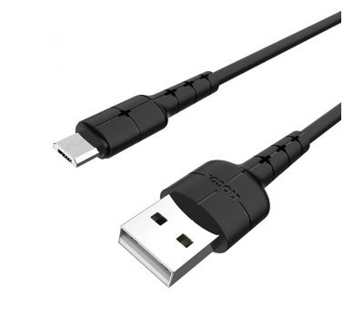 Кабель USB Hoco X30 Star microUSB 2A 1.2 m чорний 3421479