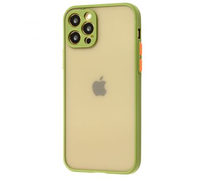 Чохол для iPhone 12 Pro LikGus Totu camera protect зелений