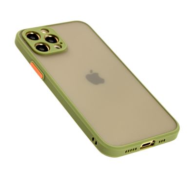 Чохол для iPhone 12 Pro LikGus Totu camera protect зелений 3421278