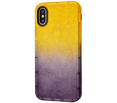 Чохол для iPhone Xs Max Gradient Gelin case жовто-фіолетовий