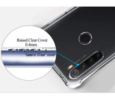 Чохол для Xiaomi Redmi Note 8T WXD протиударний прозорий 3421652