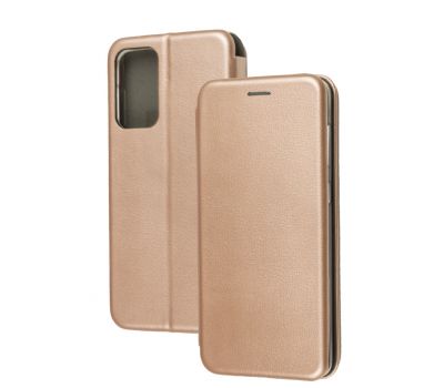 Чохол книжка Premium для Samsung Galaxy A33 5G рожево-золотистий