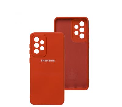 Чохол для Samsung Galaxy A33 5G Silicone Full camera червоний