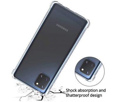 Чохол для Samsung Galaxy Note 10 Lite / A81 WXD ударостійкий прозорий 3424338