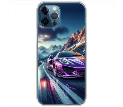 Чохол для iPhone 12 Pro MixCase машини неон в горах