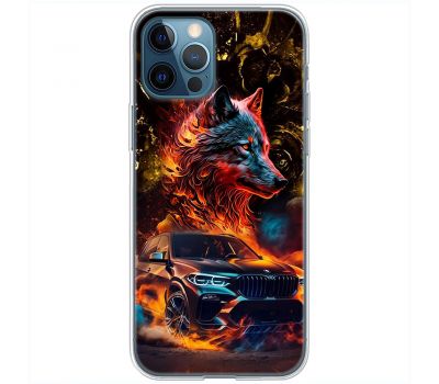 Чохол для iPhone 12 Pro MixCase машини неон bmw вовк