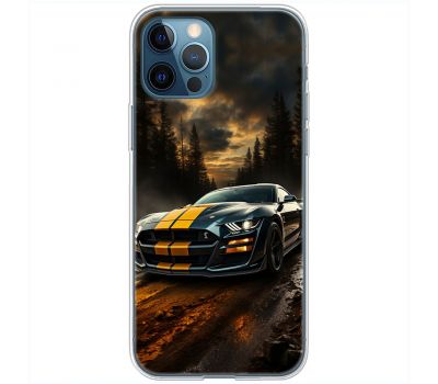 Чохол для iPhone 12 Pro MixCase машини неон Ford Mustang