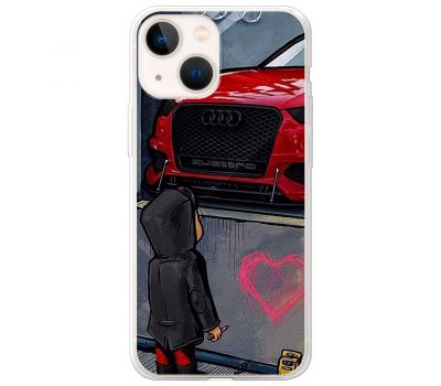 Чохол для iPhone 13 mini MixCase машини неон Audi