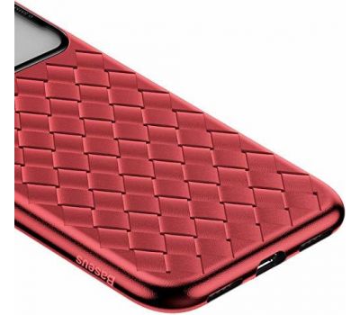 Чохол Baseus Glass Weaving для iPhone Xs Max червоний 3425034