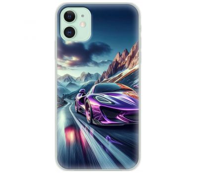 Чохол для iPhone 11 MixCase машини неон в горах