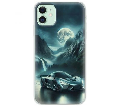 Чохол для iPhone 11 MixCase машини неон місяць