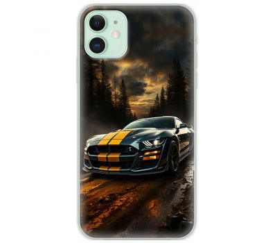 Чохол для iPhone 11 MixCase машини неон Ford Mustang