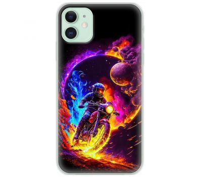 Чохол для iPhone 12 MixCase машини неон мото у космосі