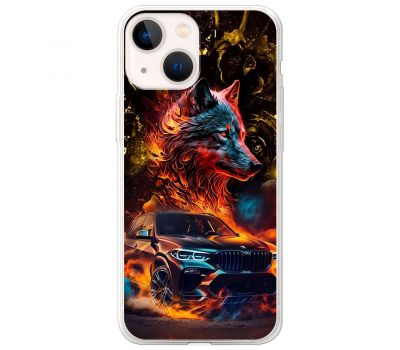 Чохол для iPhone 13 mini MixCase машини неон bmw вовк