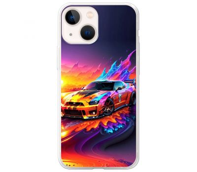 Чохол для iPhone 14 MixCase машини неон mix