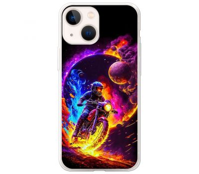 Чохол для iPhone 14 MixCase машини неон мото у космосі