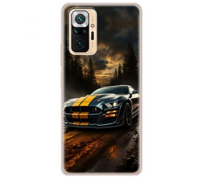 Чохол для Xiaomi Redmi Note 10 Pro MixCase машини неон Ford Mustang