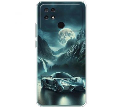 Чохол для Xiaomi Poco С40 MixCase машини неон місяць