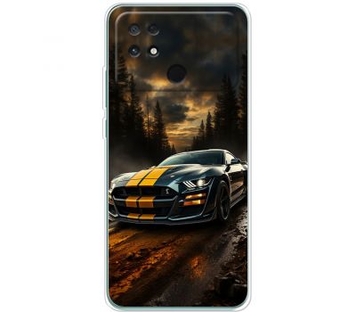 Чохол для Xiaomi Poco С40 MixCase машини неон Ford Mustang