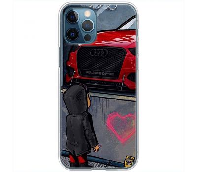 Чохол для iPhone 14 Pro MixCase машини неон Audi