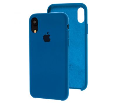 Чохол silicone case для iPhone Xr navy blue