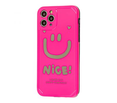 Чохол для iPhone 11 Pro Nice smile popsocket рожевий