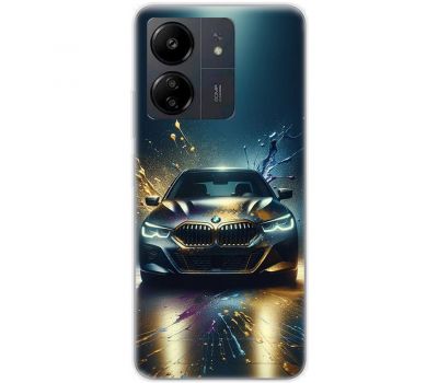 Чохол для Xiaomi Redmi 13C MixCase машини неон bmw