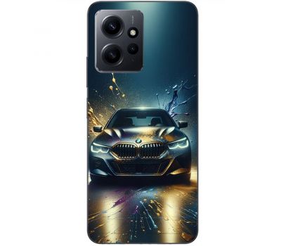 Чохол для Xiaomi Redmi Note 12 4G MixCase машини неон bmw