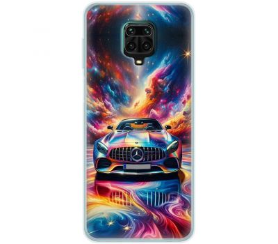 Чохол для Xiaomi Redmi Note 9S / 9 Pro MixCase машини неон кольоровий мікс