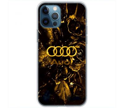 Чохол для iPhone 12 Pro MixCase машини неон Audi лого