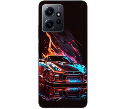 Чохол для Xiaomi Redmi Note 12 4G MixCase машини неон mix car