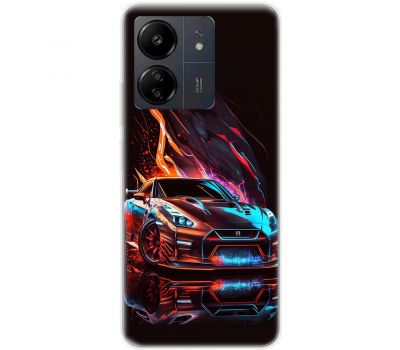 Чохол для Xiaomi Redmi 13C MixCase машини неон mix car