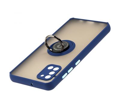Чохол для Samsung Galaxy A31 (A315) LikGus Edging Ring синій 3426727
