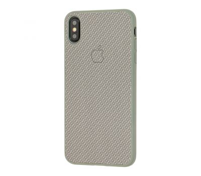 Чохол Carbon New для iPhone Xs Max сірий