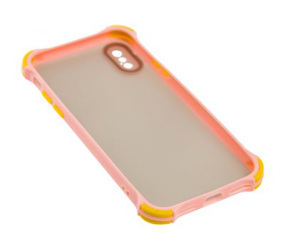 Чохол для iPhone X / Xs LikGus Totu corner protection рожевий 3427318