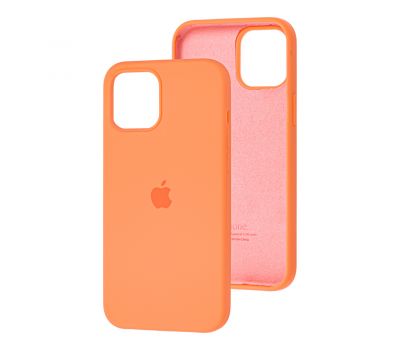 Чохол для iPhone 12 mini Silicone Full помаранчевий / papaya
