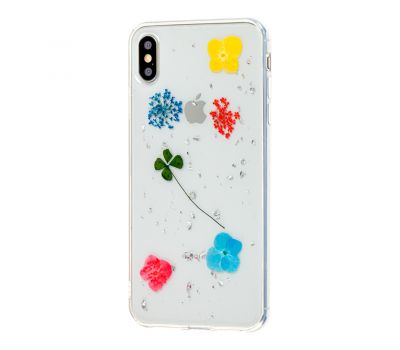 Чохол для iPhone Xs Max Nature Flowers конюшина