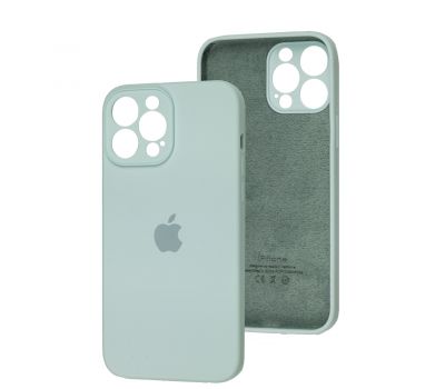 Чохол для iPhone 13 Pro Max Square Full camera light turquoise