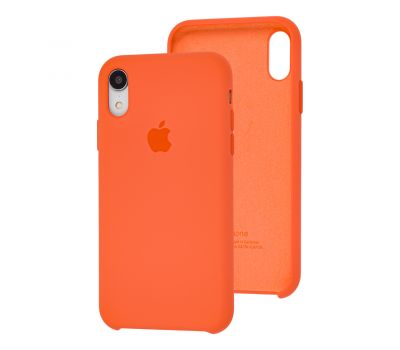 Чохол Silicone для iPhone Xr Premium case нектарин