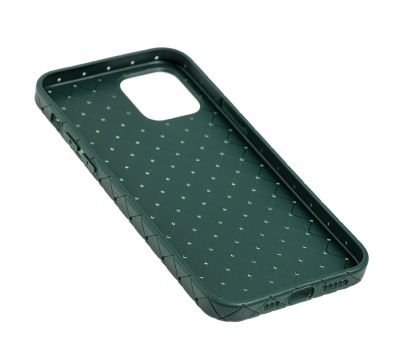 Чохол для iPhone 12 / 12 Pro Weaving case зелений 3430531