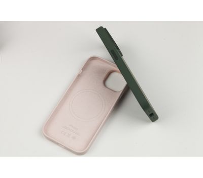 Чохол для iPhone 14 MagSafe Silicone Full Size chalk pink 3430152