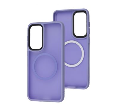 Чохол для Samsung Galaxy S23+ (S916) WAVE Matte Insane MagSafe light purple