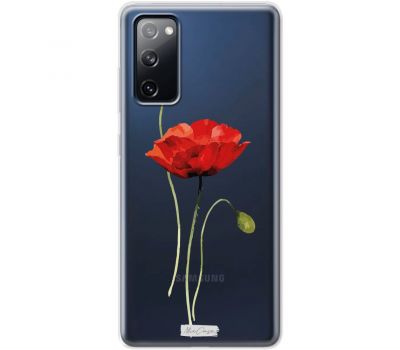 Чохол для Samsung Galaxy S20 FE (G780) MixCase квіти мак