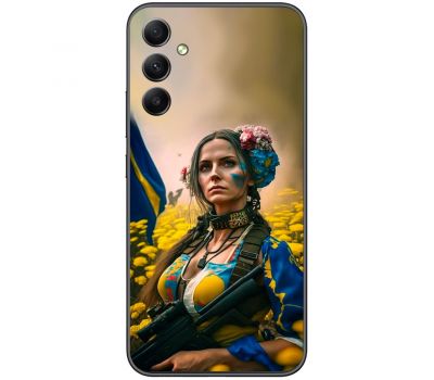 Чохол для Samsung Galaxy A54 (A546) MixCase патріотичні ніжна Українка