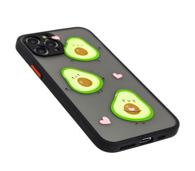 Чохол для iPhone 11 Pro Wave Cartoon lovely avocado / black 3433124