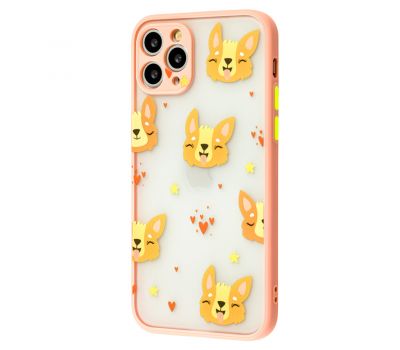 Чохол для iPhone 11 Pro Wave Cartoon lama / peach